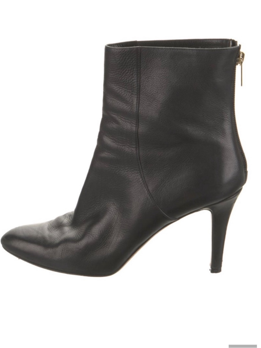 Jimmy Choo Black Leather Ankle Boots